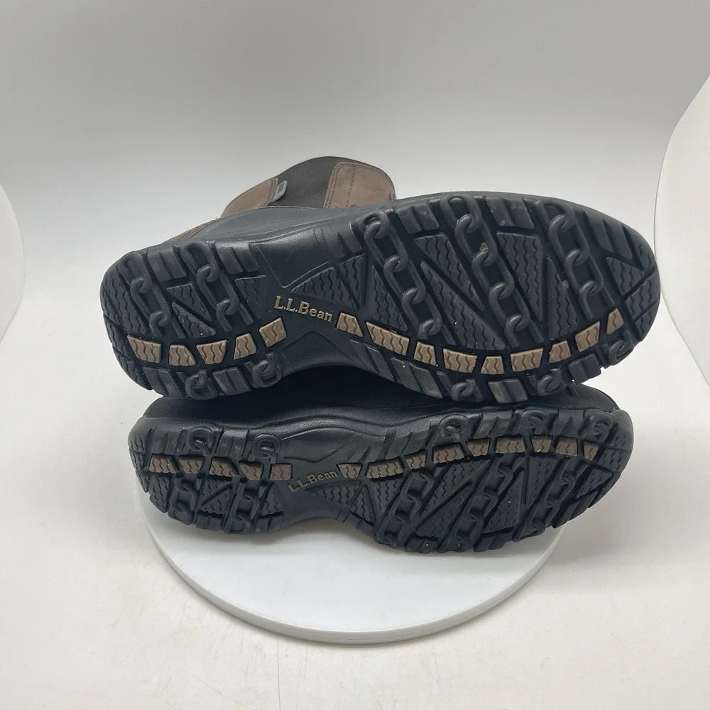 L.L. Bean Storm Chaser‎ Boots Mens 7 M Black TEK 2.5 Waterproof Side Zip 258402